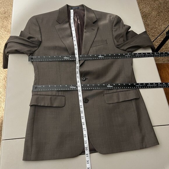 Ralph Ralph Lauren Sport Coat Blazer Jacket Mens 38R Brown 100% Wool 2-Button - Picture 9 of 16